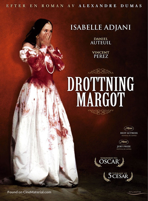 La reine Margot - Swedish DVD movie cover