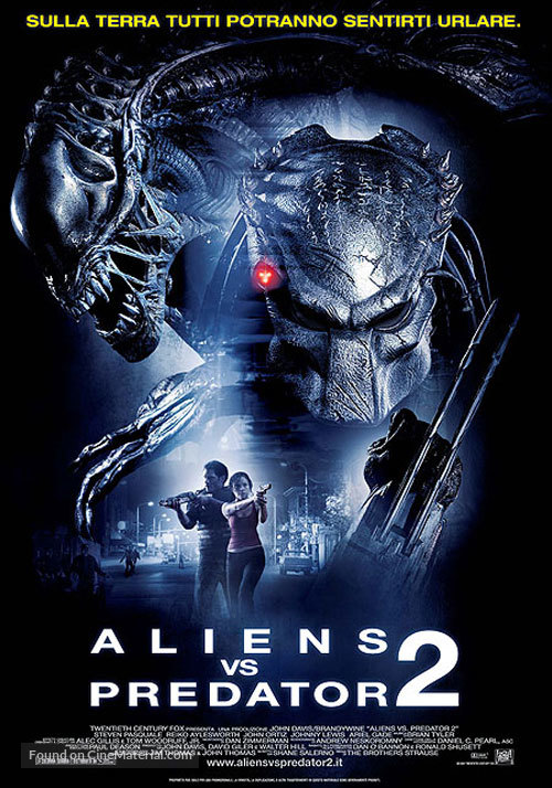 AVPR: Aliens vs Predator - Requiem - Italian Movie Poster