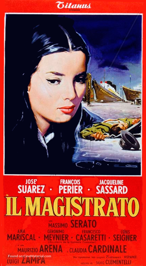 Il magistrato - Italian Movie Poster