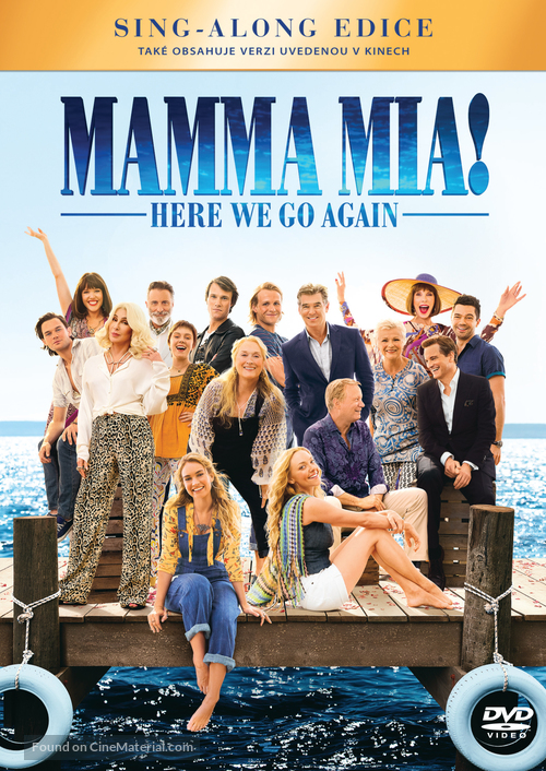 Mamma Mia! Here We Go Again - Czech DVD movie cover
