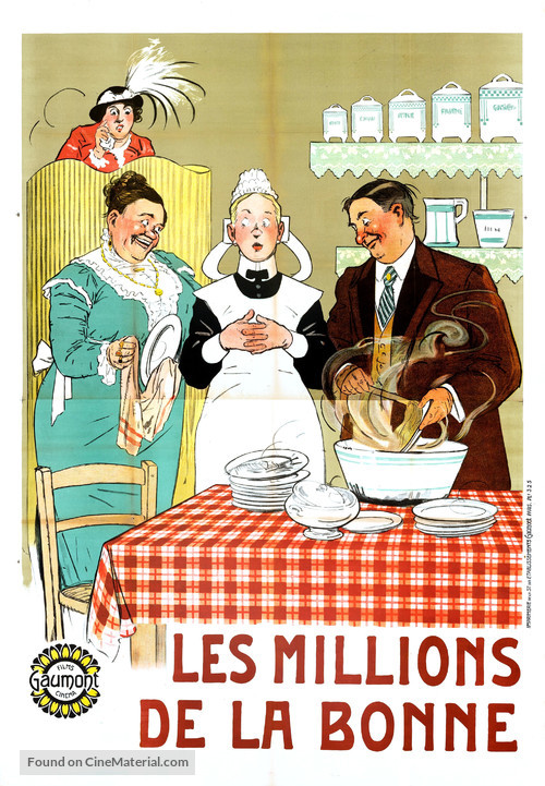 Les millions de la bonne - French Movie Poster