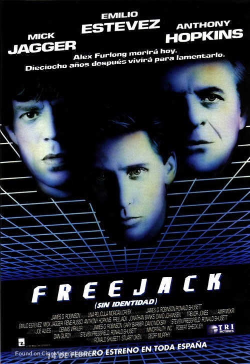 Freejack - Spanish Movie Poster