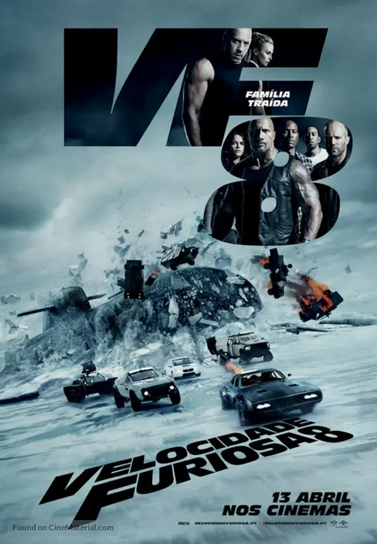 The Fate of the Furious - Portuguese Movie Poster