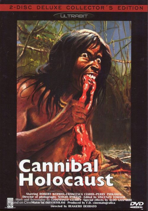 Cannibal Holocaust - Swedish DVD movie cover