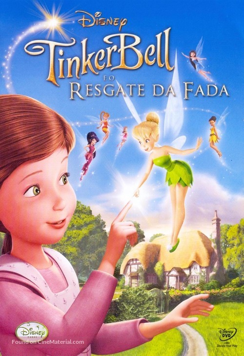 Tinker Bell and the Great Fairy Rescue - Brazilian DVD movie cover