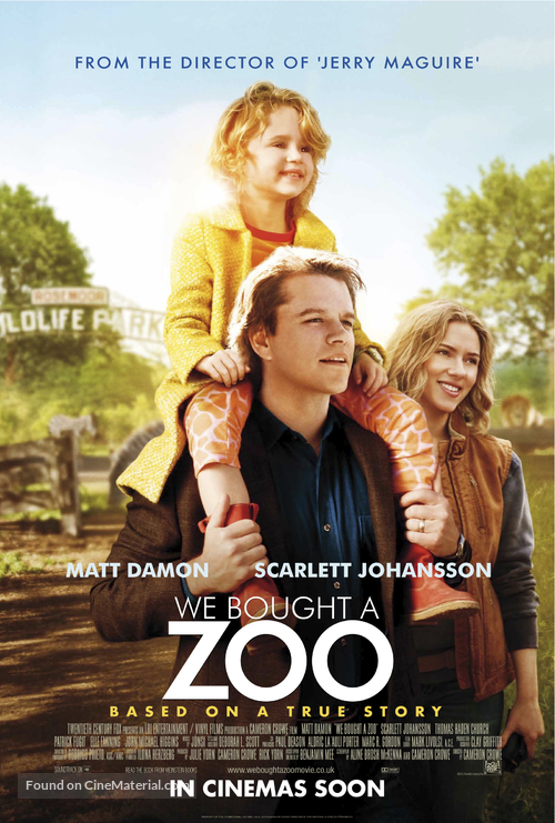 We Bought a Zoo - British Movie Poster