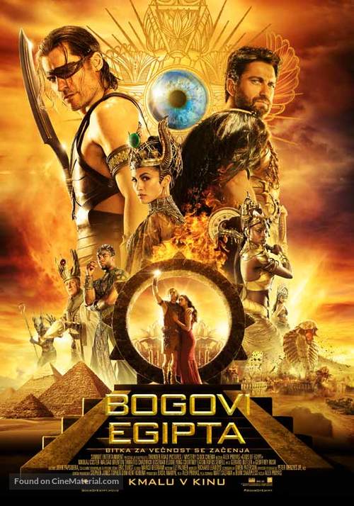 Gods of Egypt - Slovenian Movie Poster