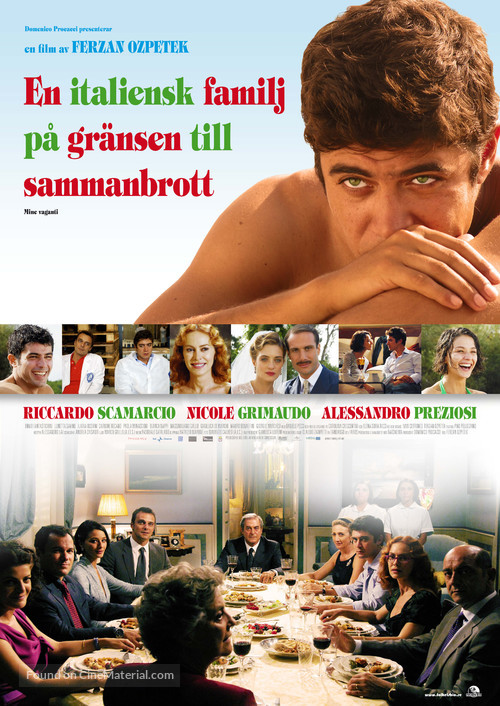 Mine vaganti - Swedish Movie Poster