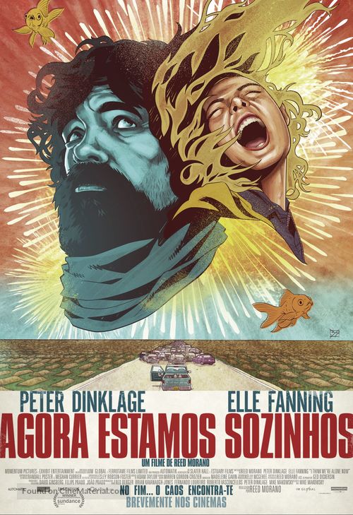 I Think We&#039;re Alone Now - Portuguese Movie Poster