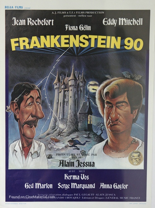 Frankenstein 90 - Belgian Movie Poster