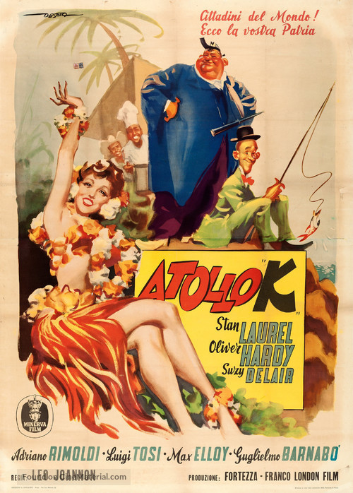 Atoll K - Italian Movie Poster