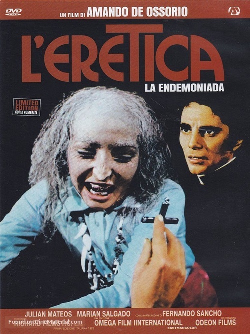 La endemoniada - Italian DVD movie cover