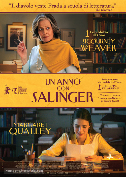 My Salinger Year - Italian Movie Poster