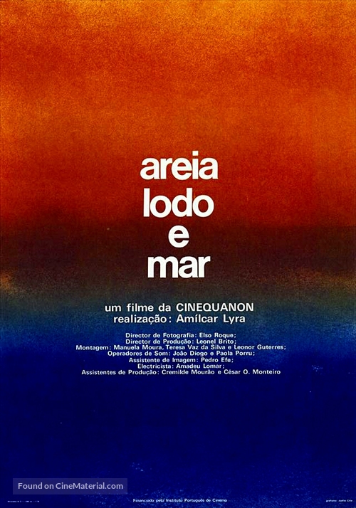 Areia, Lodo e Mar - Portuguese Movie Poster