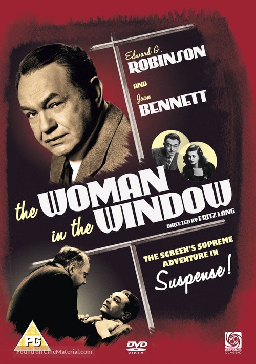 The Woman in the Window - British DVD movie cover