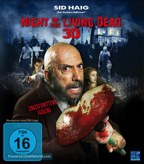 Night of the Living Dead 3D - German Movie Cover