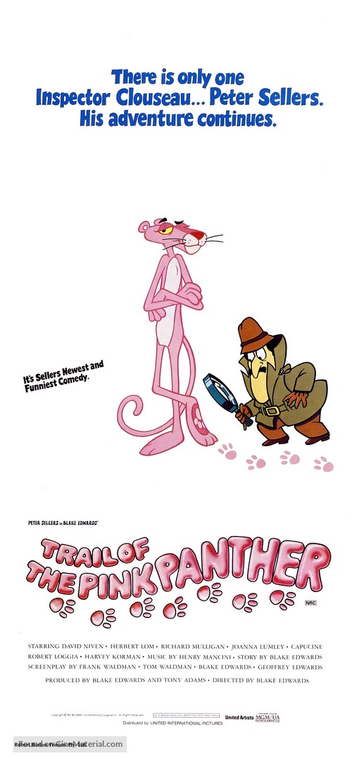Trail of the Pink Panther - Australian Movie Poster