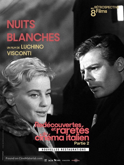 Notti bianche, Le - French Re-release movie poster