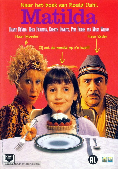 Matilda - Dutch DVD movie cover