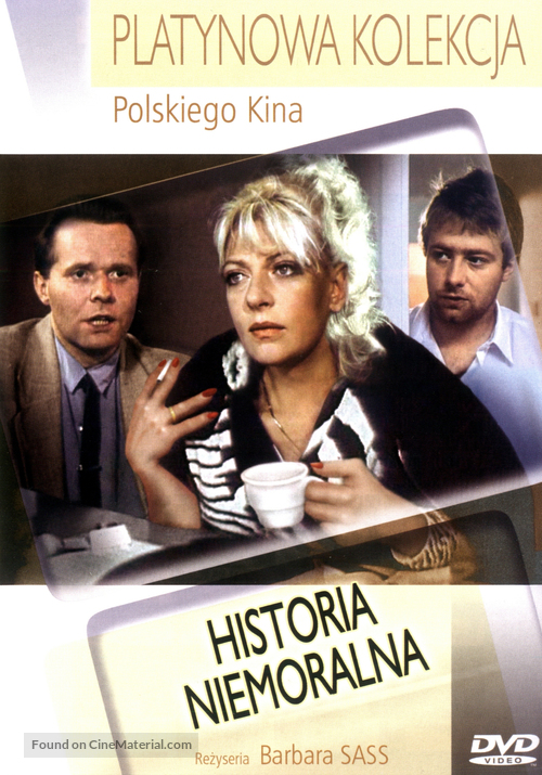 Historia niemoralna - Polish DVD movie cover