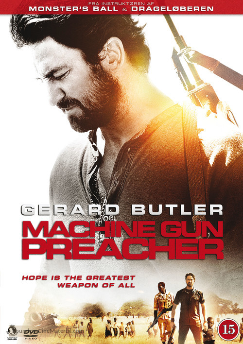 Machine Gun Preacher - Danish DVD movie cover
