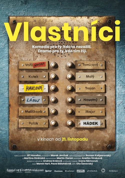 Vlastn&iacute;ci - Czech Movie Poster