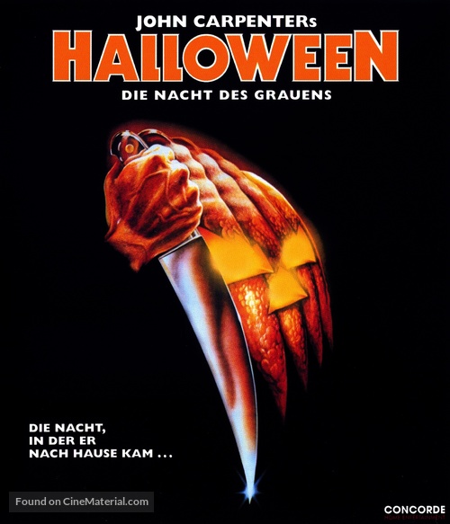 Halloween - German Blu-Ray movie cover