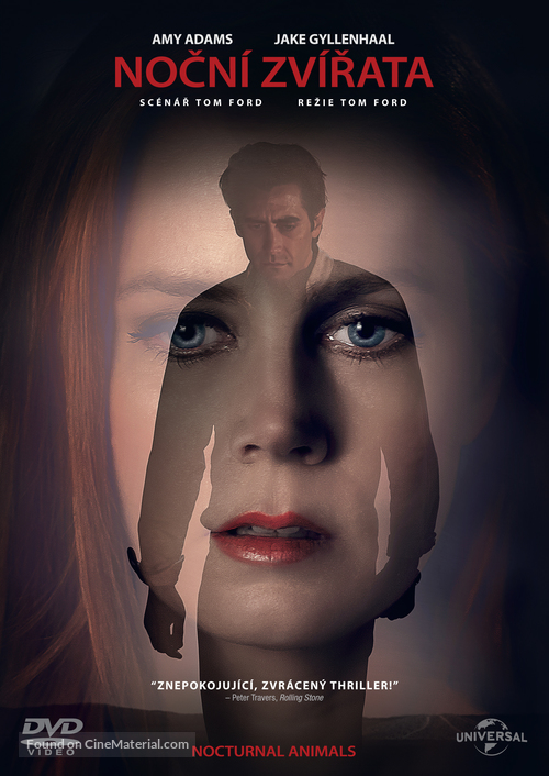 Nocturnal Animals - Czech DVD movie cover