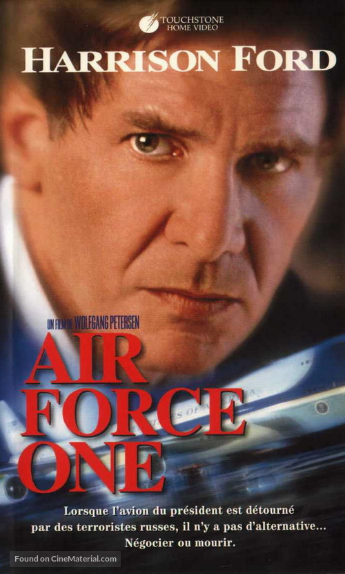 Air Force One - French VHS movie cover