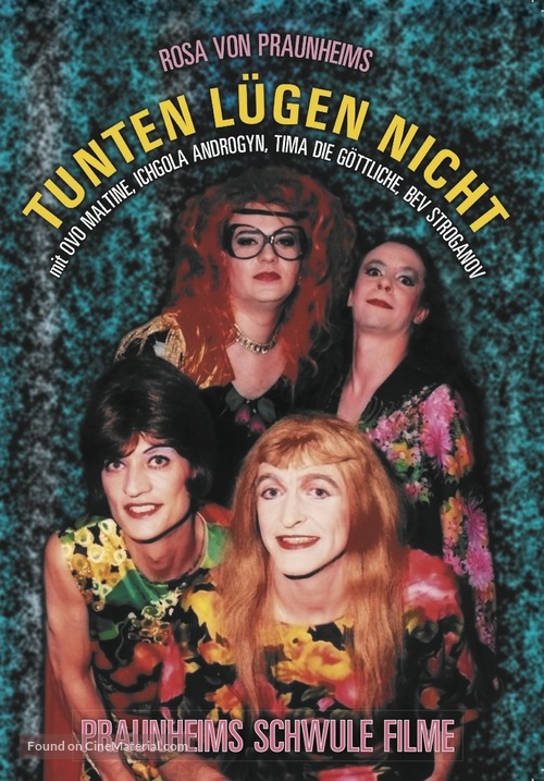 Tunten l&uuml;gen nicht - German Movie Cover