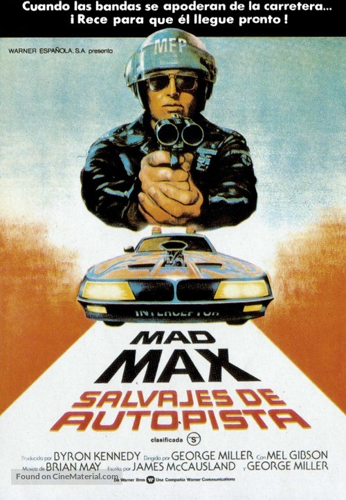 Mad Max - Spanish Movie Poster