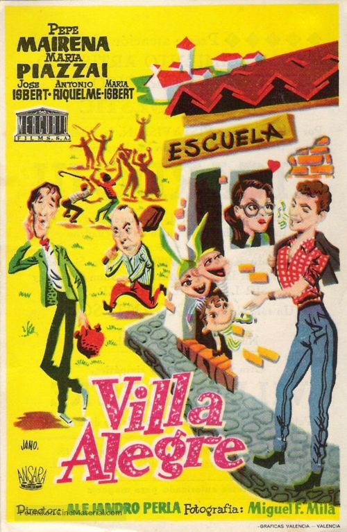 Villa Alegre - Spanish Movie Poster