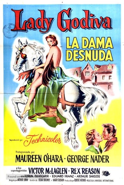 Lady Godiva of Coventry - Argentinian Movie Poster