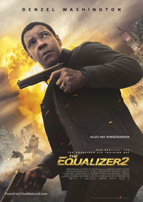 The Equalizer 2 - German Movie Poster