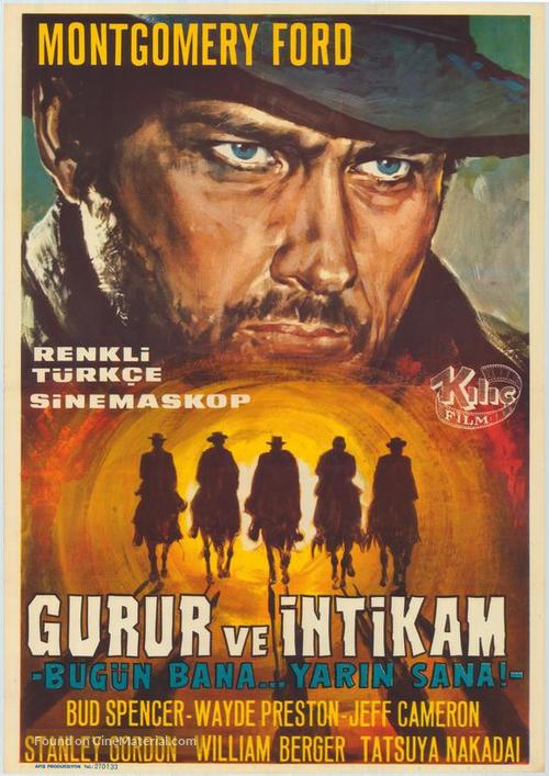 Today We Kill Tomorrow We Die - Turkish Movie Poster
