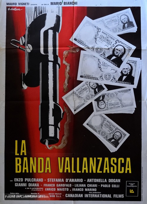 La banda Vallanzasca - Italian Movie Poster