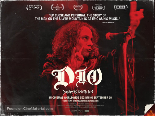 Dio: Dreamers Never Die - Movie Poster