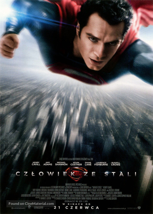 Man of Steel - Polish Movie Poster