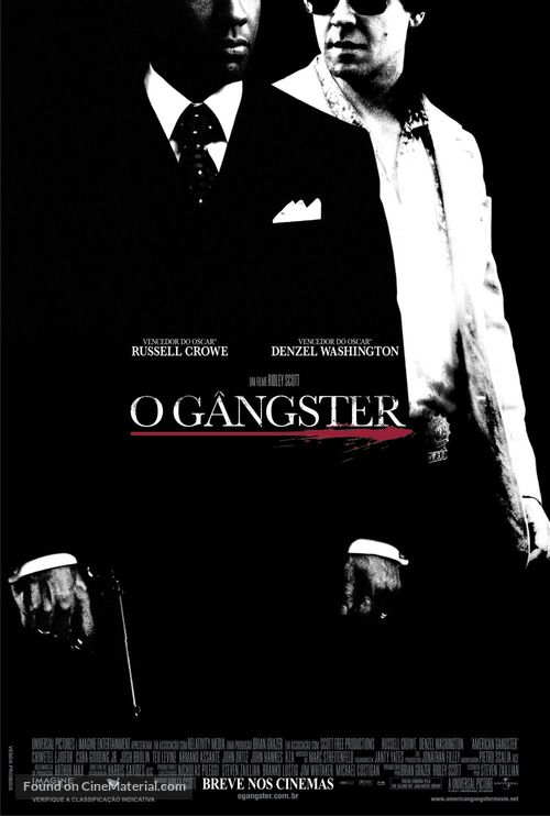 American Gangster - Brazilian Movie Poster