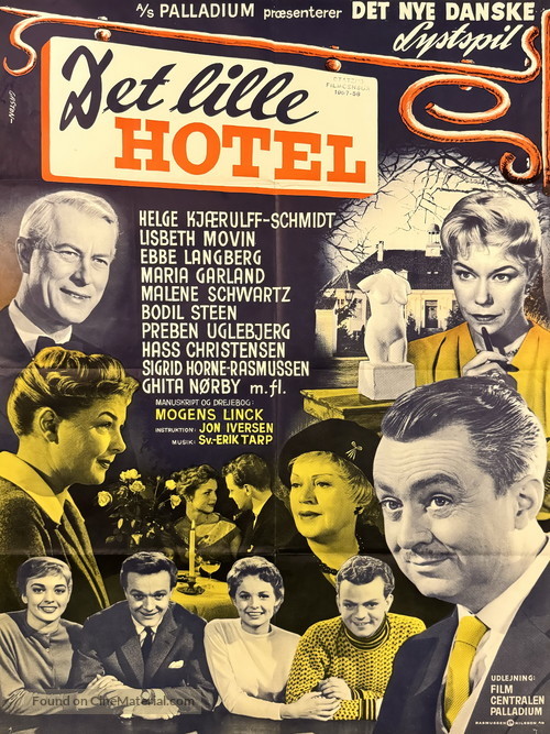 Det lille hotel - Danish Movie Poster