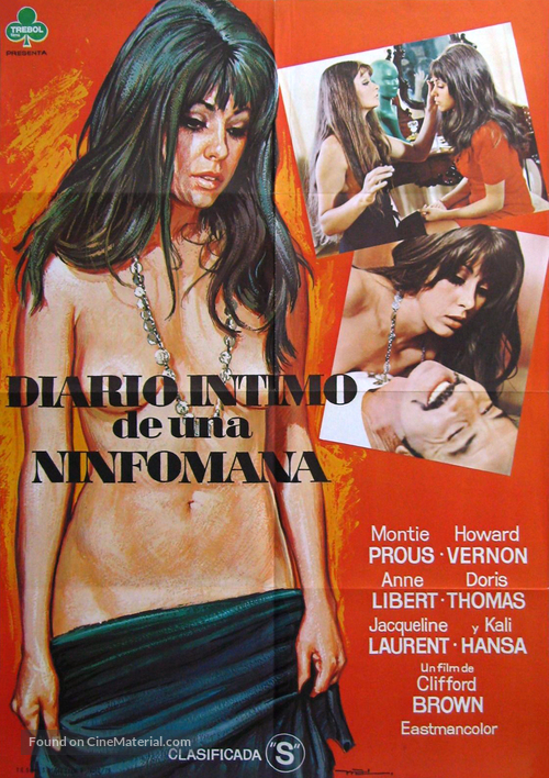 Le journal intime d&#039;une nymphomane - Spanish Movie Poster