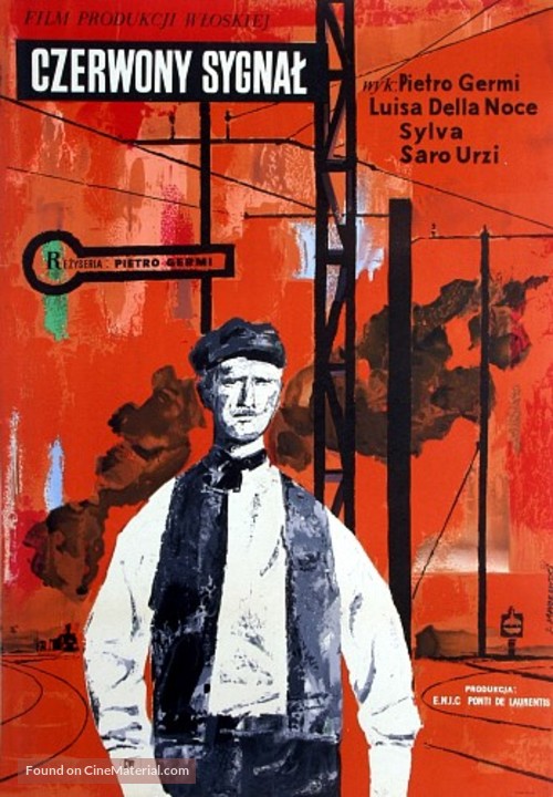 Il ferroviere - Polish Movie Poster