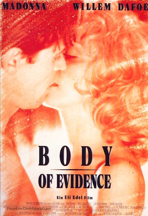 BODY OF EVIDENCE 1993 ORIGINAL INTERNATIONAL VERSION B MOVIE POSTER ROLLED 