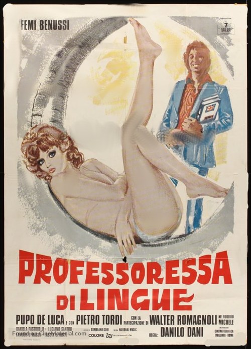 La professoressa di lingue - Italian Movie Poster