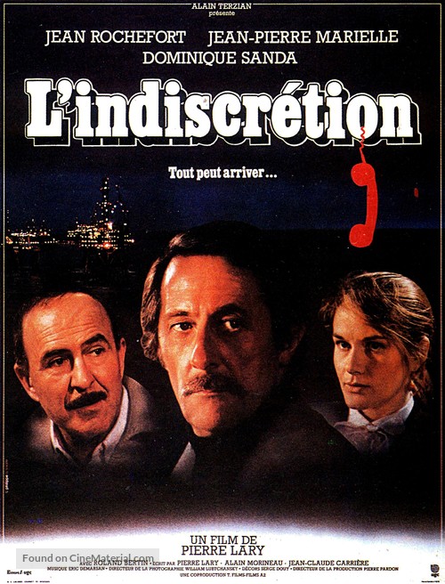L&#039;indiscr&eacute;tion - French Movie Poster