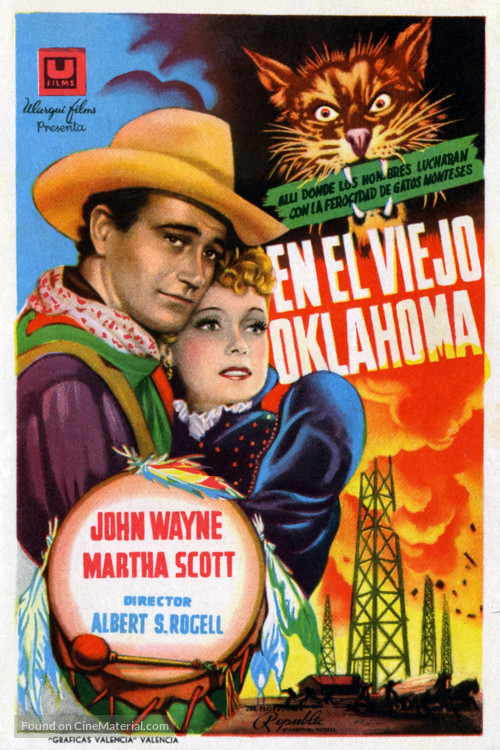 In Old Oklahoma - Spanish Movie Poster