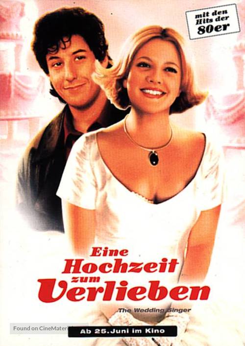 The Wedding Singer - German poster