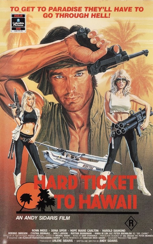 Hard Ticket to Hawaii - VHS movie cover