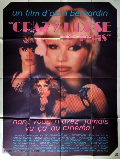 Crazy Horse de Paris - French Movie Poster