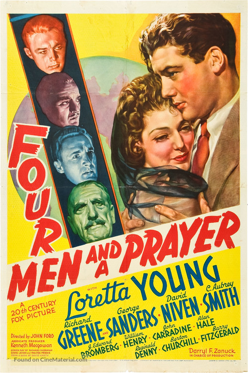 Four Men and a Prayer - Movie Poster